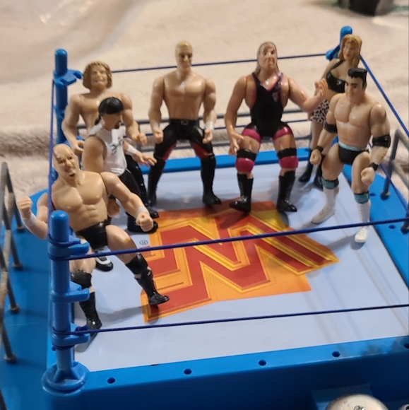 Toys Royal Rumble Ring With Ric Flair Brian Pillman Owen Hart Don Muraco Steve Au Poshmark